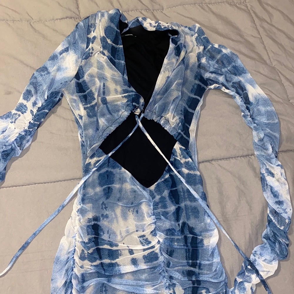 Fashionnova “Wrapped in Tye Dye” mini dress